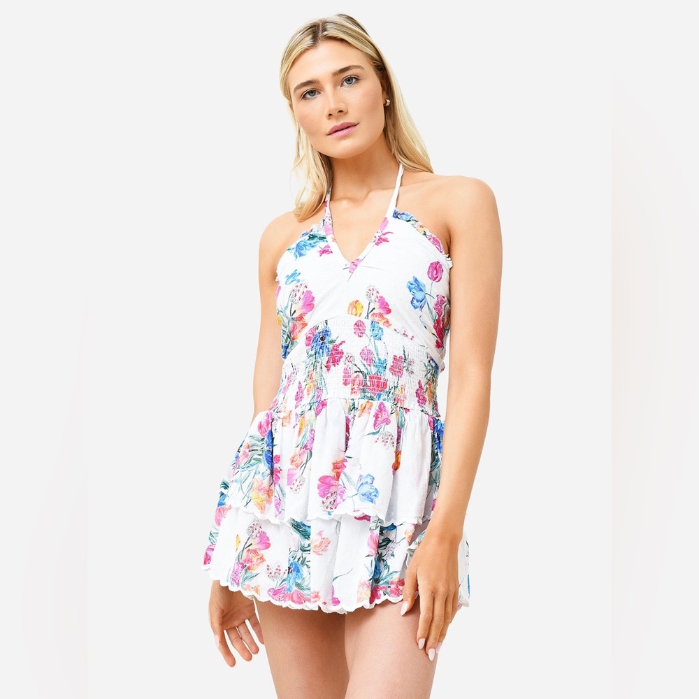 LoveShackFancy Halter Dress